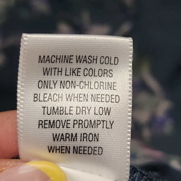 CONVERSE Mini Dress Womens Medium Floral Y2K Empire Waist Babydoll Grunge Skater - Picture 14 of 15